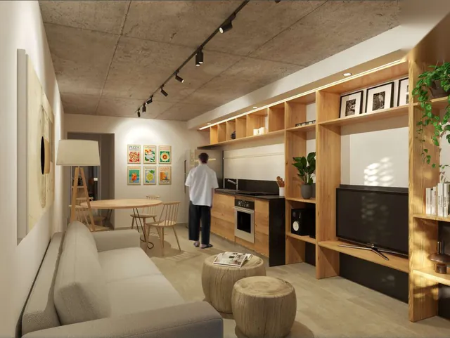 Living del departamento B